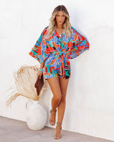 Wowza – Bedruckter Kimono-Strampler